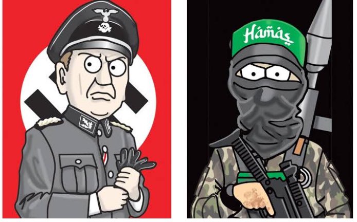 Hamas, like the Nazis, wants to rid the world of Jews Hamas, like the Nazis, uses 2 weapons - violence & propaganda Violence to murder Jews Propaganda to isolate Jews, so that the murder of Jews can continue unabated until all Jews are exterminated If you quote Hamas, you are…