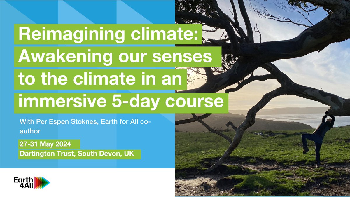 Are you a sustainability practitioner or supporting teams and communities in climate transformation? Want connect more meaningfully with the nature of ‘climate’? Join this immersive 5-day course co-led by #Earth4All Science Chair @estoknes Learn more ⏩ ow.ly/KRSG50Qzx1a