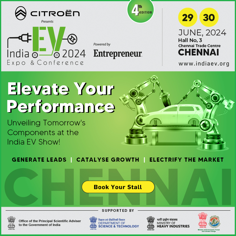 ✨Elevate performance, unleash innovation! Join us at Entrepreneur India EV Show 2024 on June 29-30 in Chennai.⚡
Reagister now:- indiaev.org/registration.p…
Exhibit now: indiaev.org/exhibitionlp.p…

#ElectricVehicles #LargestShow #CleanEnergy #GoGreen #GreenTechnology #EntrepreneurIndia