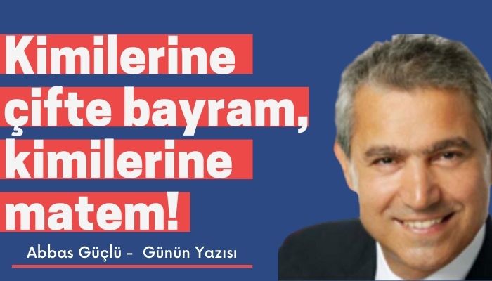 Bayram bayram diyorduk işte o da geldi. Ama bu bayram farklı bir bayram. Kimileri çifte bayram yaşıyor, kimileri de çifte üzüntü. Örneğin atama bekleyen öğretmenler, örneğin seçimde aradığını bulamayanlar, işsizler, emekliler... egitimajansi.com/abbas-guclu/ki…