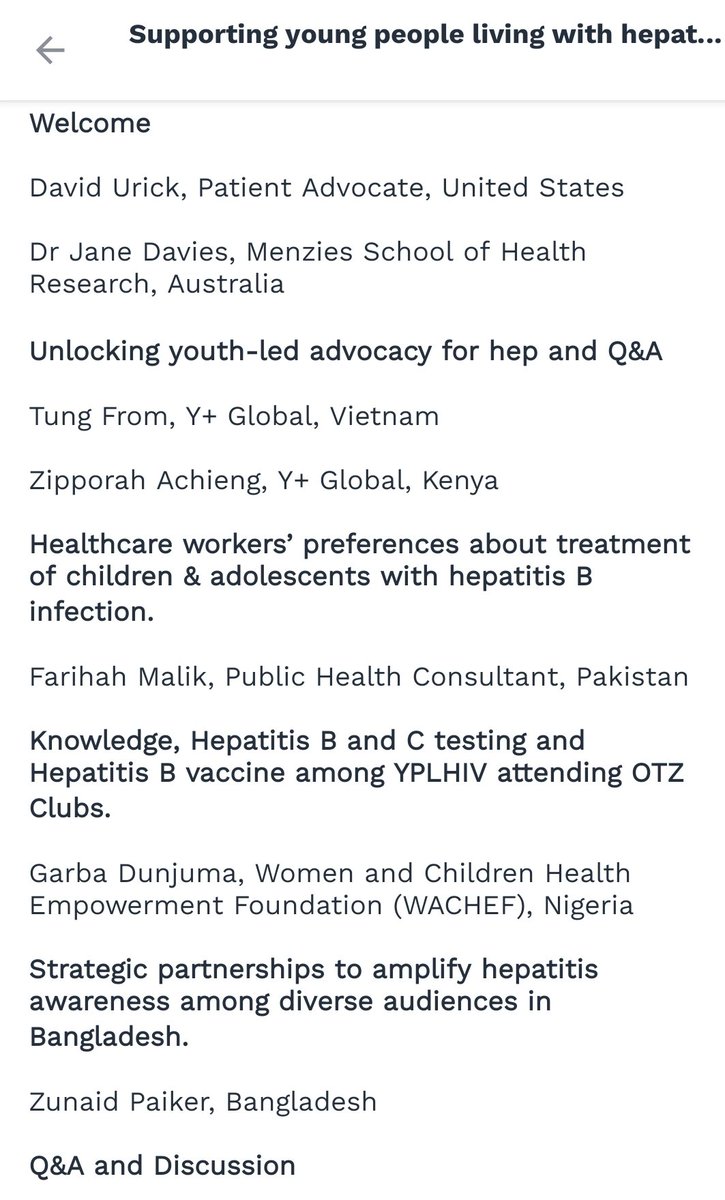 Attending the #WorldHepatitisSummit?

Join us today in meeting room 2 at 11:30 for a crucial session on “Supporting Young People Living with Hepatitis.”

Hear diverse persepctives from 🇰🇪🇻🇳🇵🇰🇳🇬🇧🇩 and be part of the conversation. Don’t miss it!

#YouthHealth #HepCantWait #WHS2024