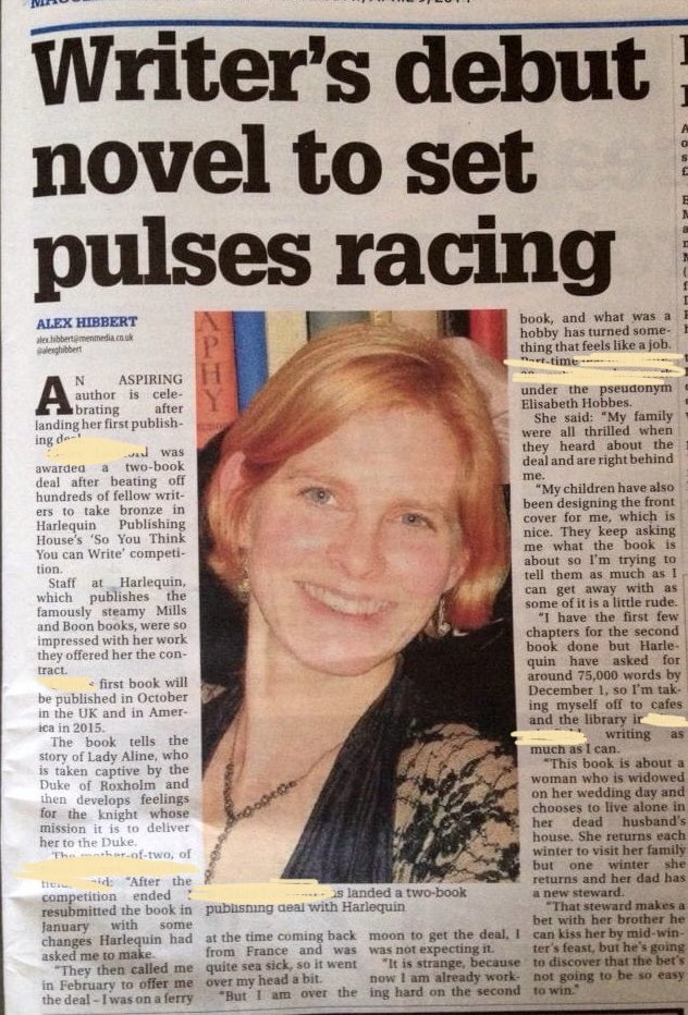 Here’s a blast from the past! My first ever newspaper article from ten years ago about my first book. I look so fresh faced (it was a pic from a school Christmas party so there was a reason for the rosy cheeks). #writingcommunity #authors #localnewspaper