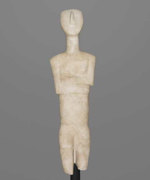 2600–2400 BCE
Cycladic
1978.115 
#Provenance @artinstitutechi
Unknown private collection, London, by about 1947 [according to letter in curatorial file]; sold to B.C. Holland of Objects Inc., Chicago, by June 5, 1978 [receipt no. 36220 in curatorial file]
#provenanceresearchday