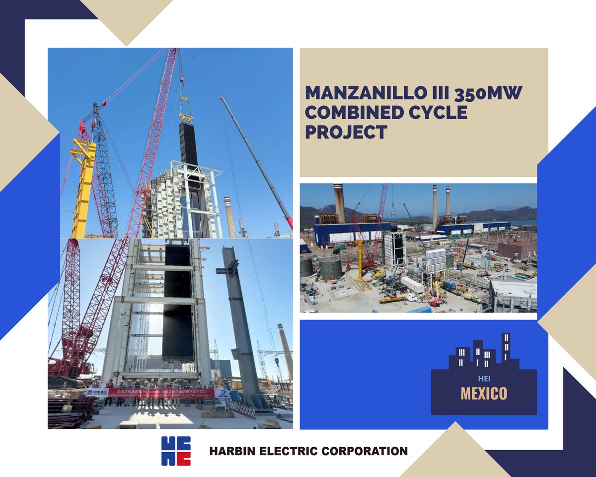 In four days, three HRSG modules at the Manzanillo III 350MW Combined Cycle Project were successfully hoisted into place on the first attempt, earning praise from the client. The project's HRSG design exceeds Grade Nine seismic intensity requirements in China.