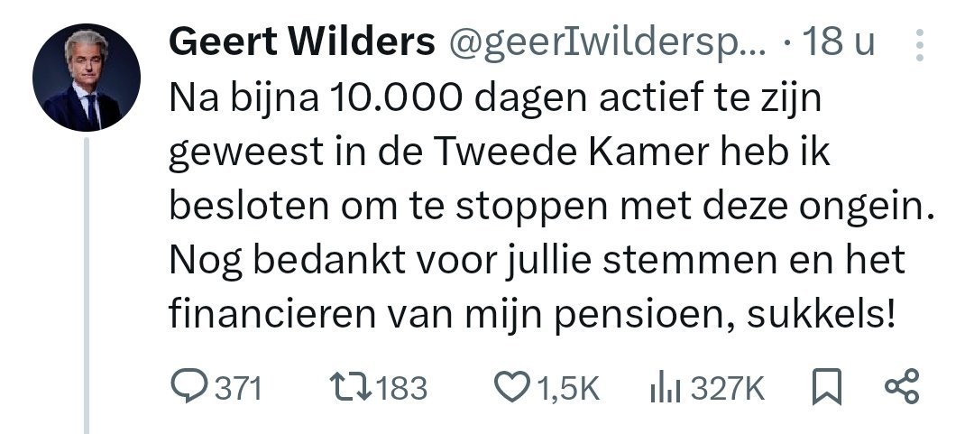 PVV'ers were not amused.🤣