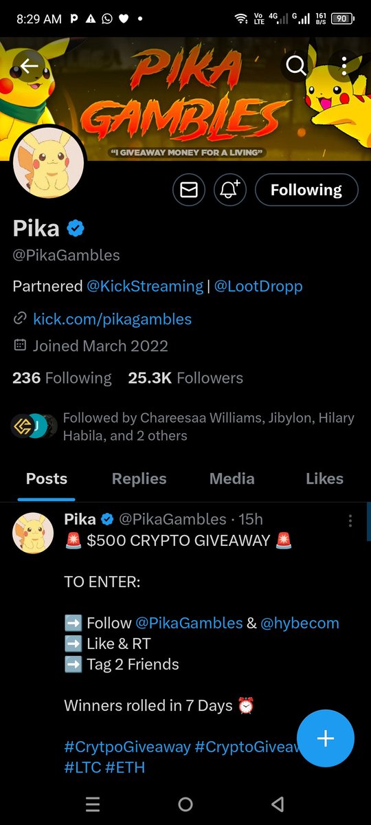 @PikaGambles @hybecom Done 🙏 This is biggg and happy to be part of this

@stargirl_hills 
@hotcharees 

#CrytpoGiveaway #CryptoGiveaways #LTC #ETH