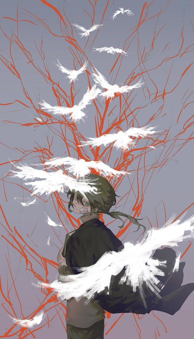 「男の子 枯れ木」のTwitter画像/イラスト(新着)
