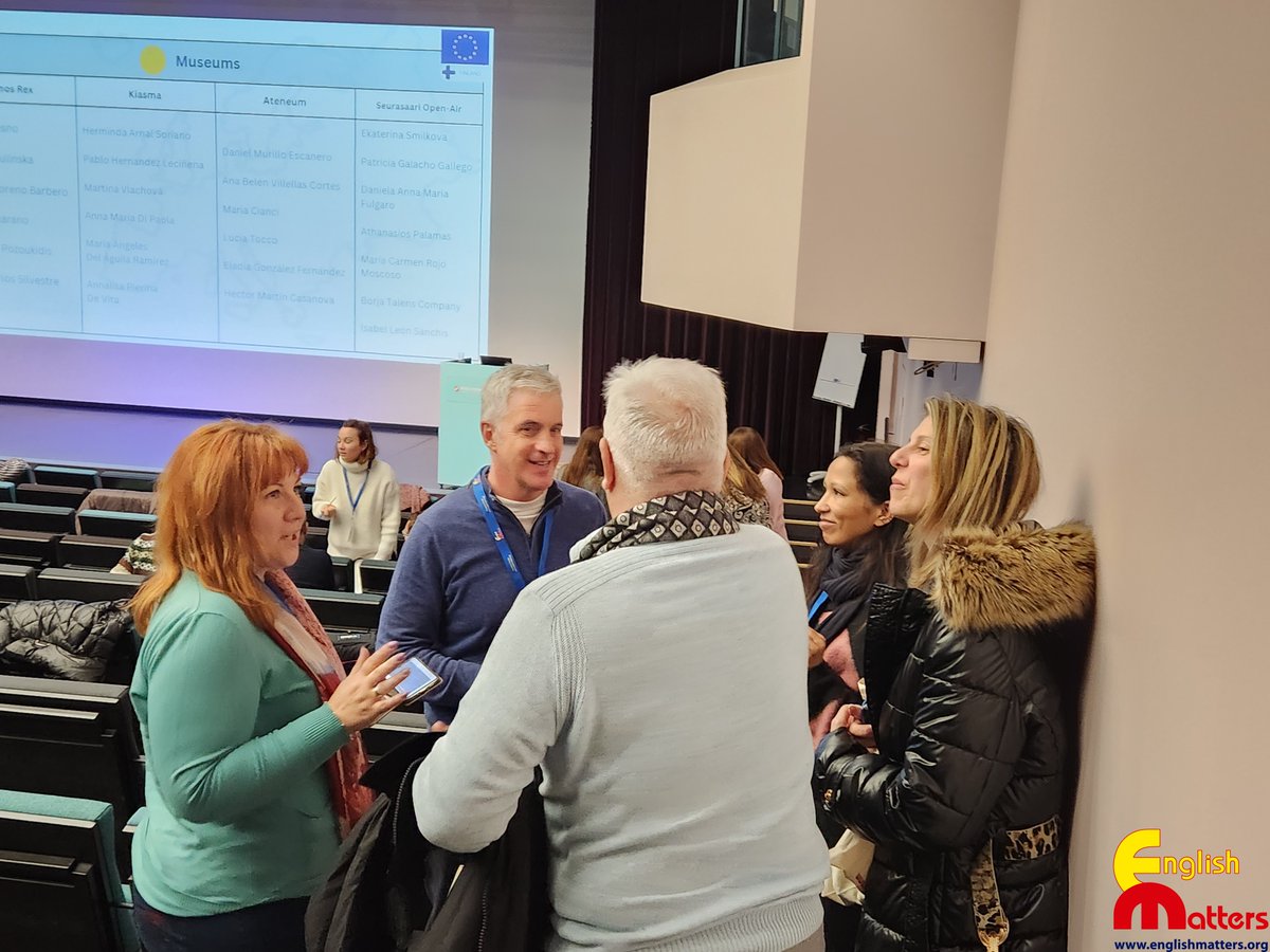 English Matters (@englishmatterse) on Twitter photo We're back in Helsinki with a new group of teachers from 10 different European countries participating in our course  “Structured Educational Visits to Schools & Training Seminars in Finland - April24
#EnglishMattersExperience #ErasmusPlus #Teachers #EnglishMatters #Finland2024EM We're back in Helsinki with a new group of teachers from 10 different European countries participating in our course  “Structured Educational Visits to Schools & Training Seminars in Finland - April24
#EnglishMattersExperience #ErasmusPlus #Teachers #EnglishMatters #Finland2024EM