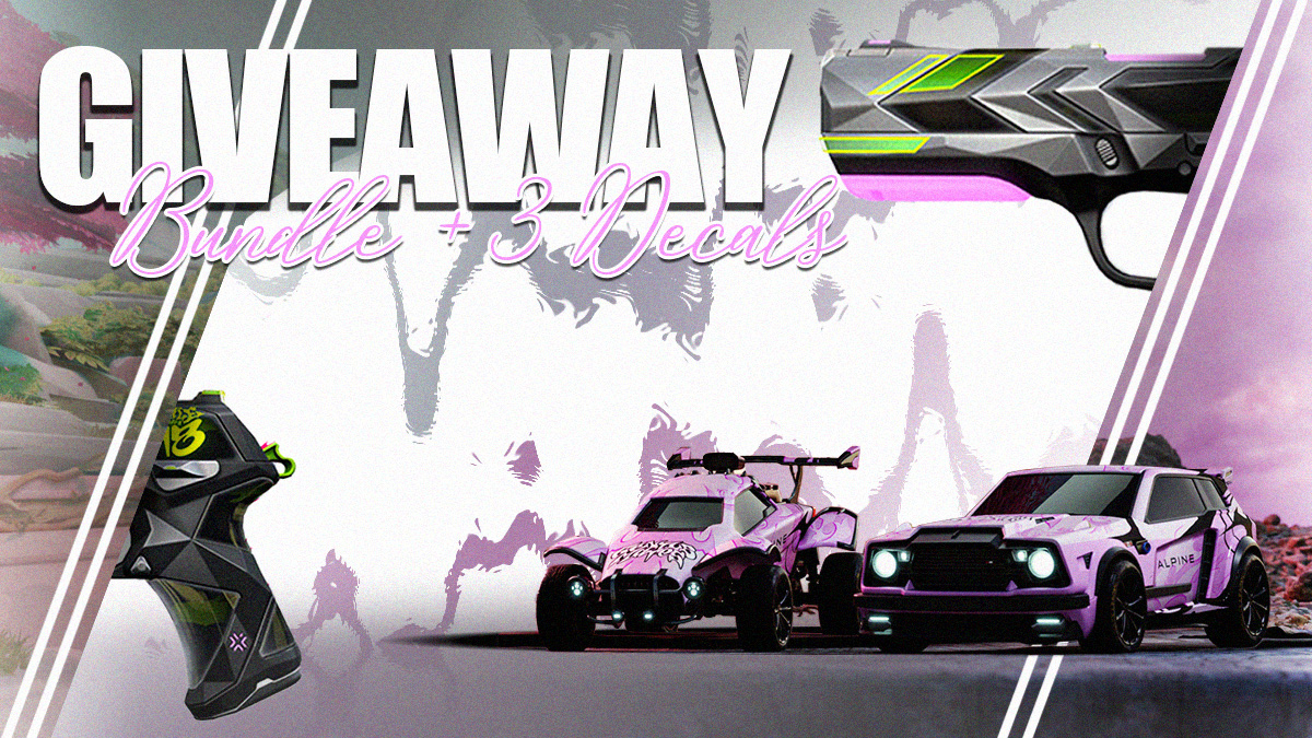 Bonjour à tous petit giveaway pour fêter le Major sur RL et notre première victoire en VCT : 3 Decals rocket league à choisir avec les 3 vainqueurs différents entre la Octane et la Fennec Gentle Mates Alpine 1 Bundle M8 Valorant Conditions : -Like -RT -Follow Remercier le…