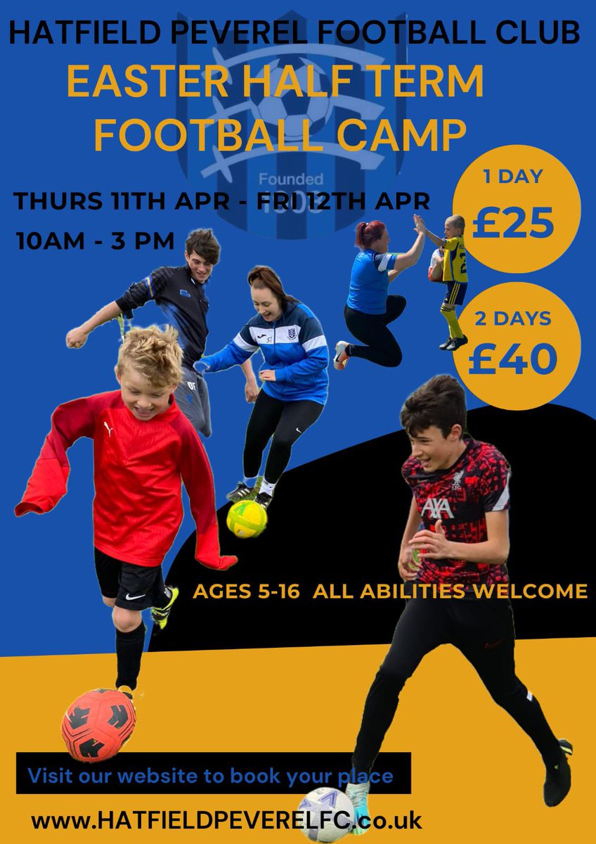 Still plenty of time to get booked on to the Camp starting on Thursday!! 🤩💙🖤