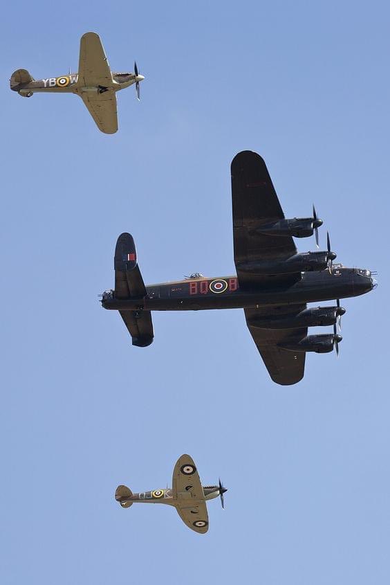 Three from BBMF.
   credit Aerospace