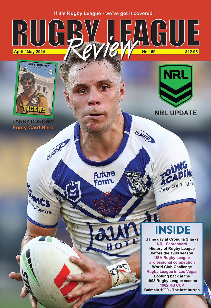 RL_Review's tweet image. Rugby League Review is out tomorrow at most newsagents or subscribe at

rugbyleaguereview.com/subscribe.htm