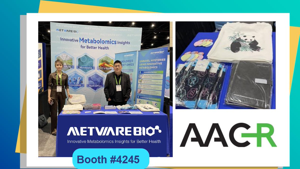 Thank you to everyone we met at #AACR2024! We had inspiring conversations about the future of #CancerResearch with #Omics. Stay tuned for exciting #Metabolomics, #Lipidomics, & #Proteomics developments from MetwareBio!  metwarebio.com