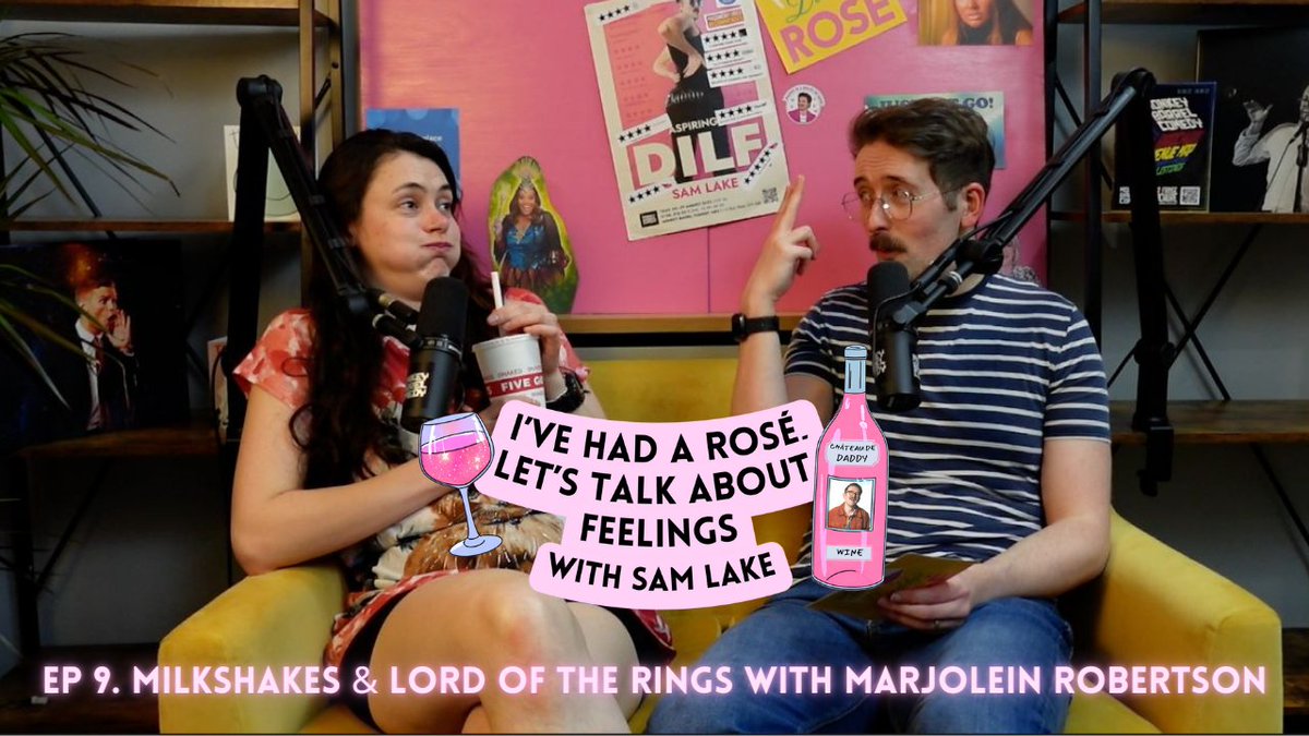 EPISODE 9 IS LIVE! @MarjoleinR is here to have a hearty milkshake and chat Lord Of The Rings with @MrSamLake Listen Here: buzzsprout.com/2318777/148511…
