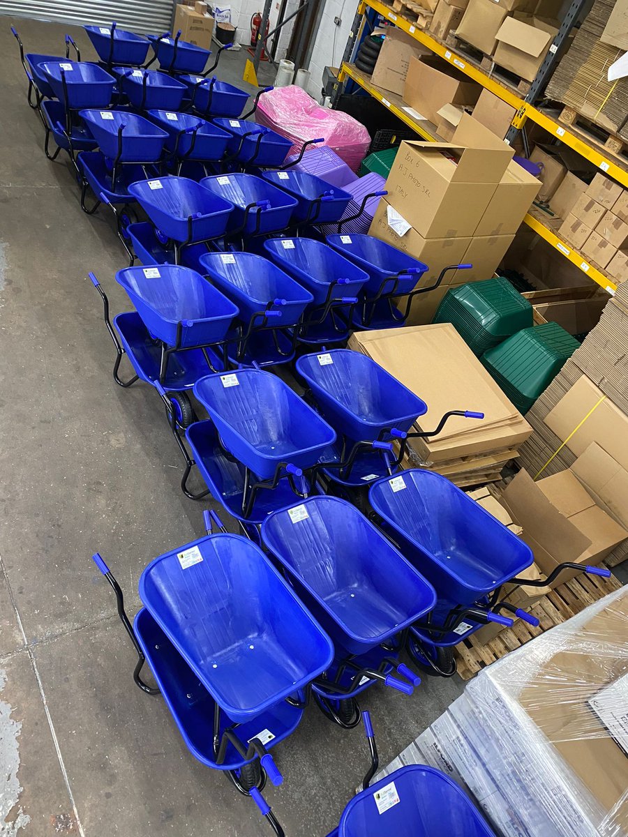 50 of our Blue Broncos for local schools! This donation is to support local schools in the midlands to get their pupils interested in gardening! Children will plant them and enter a competition for the best garden in a wheelbarrow at the #BBCgardenersworld live show In June🌱