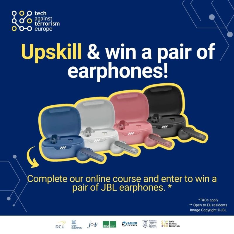 🎓🇪🇺Complete our online 3-hour course on the EU Terrorist Content Online Regulation (in🇬🇧, 🇫🇷 or🇩🇪) for a chance to win a pair of earphones! Access the course here: bit.ly/3TPbOGb Terms and conditions: bit.ly/3xBgUhO @techvsterrorism, @RiegerTeam