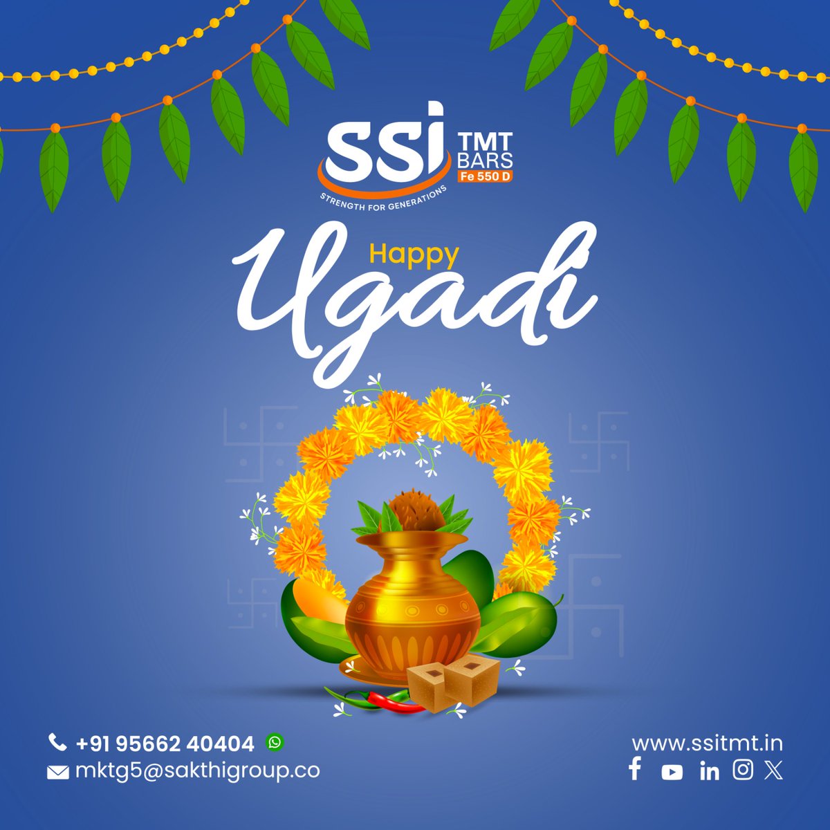 Wishing you and your loved ones a joyous Ugadi filled with new beginnings, prosperity, and blessings! May this auspicious occasion bring you abundant happiness, success, and good health throughout the year. Happy Ugadi.

#ConstructingTraditions #UgadiUnity #CelebratingProgress