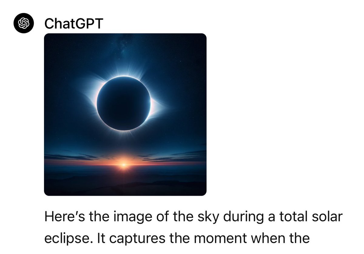 Why the eclipse frenzy when we can just use AI to generate photos of eclipse whenever we want?
