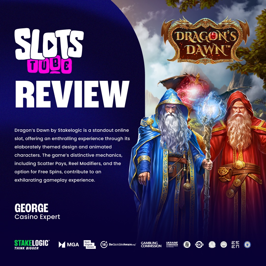 Stakelogic's tweet photo. Our latest slot just got a rave review from Slotstube ! ✨
Read the full review here 👉 https://t.co/qT793e6RCY
18+ | https://t.co/QlpZ339CQW
#Stakelogic #ThinkBigger #DragonsDawn #NewSlotRelease #OnlineSlots #SuperWheel #SpinToWin #SlotReview https://t.co/KLZrq2DM56