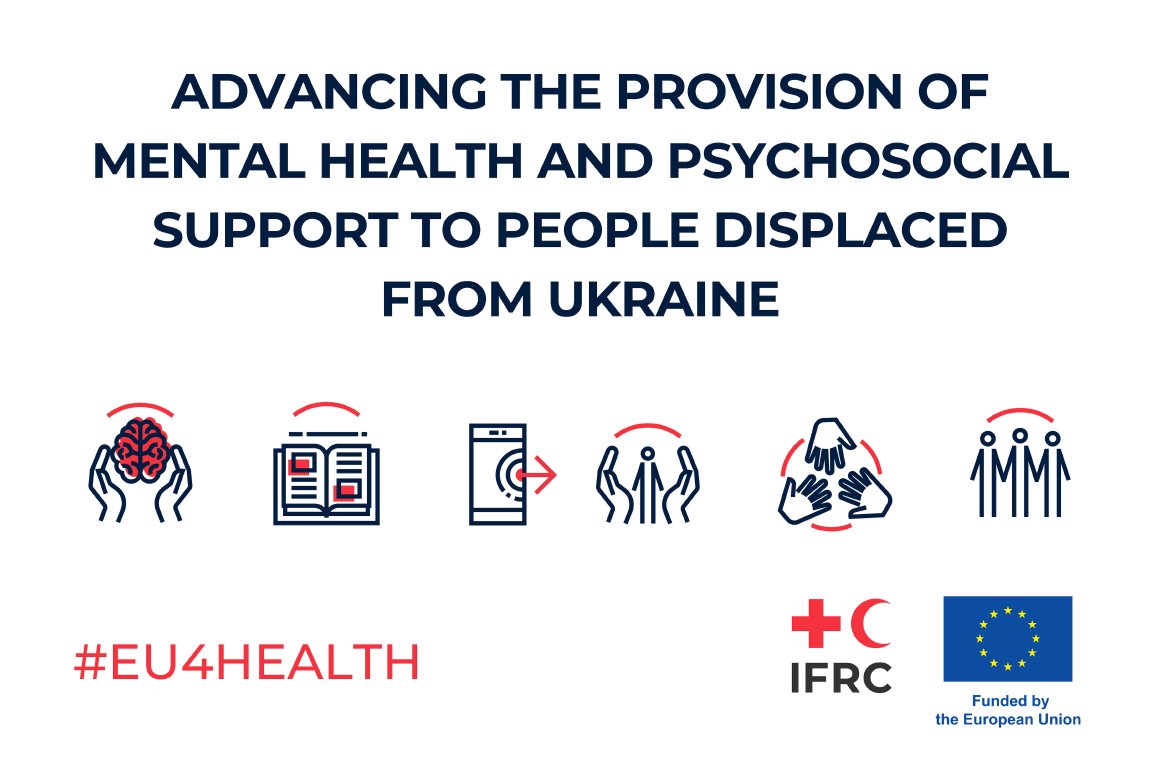 The @ifrc and @EU_Commission #EU4Health event is just starting! Follow us to learn about the Red Cross network's work delivering psychological first aid to people affected by the humanitarian crisis in Ukraine across 24 European Countries. 🔎bit.ly/3PPAH3x