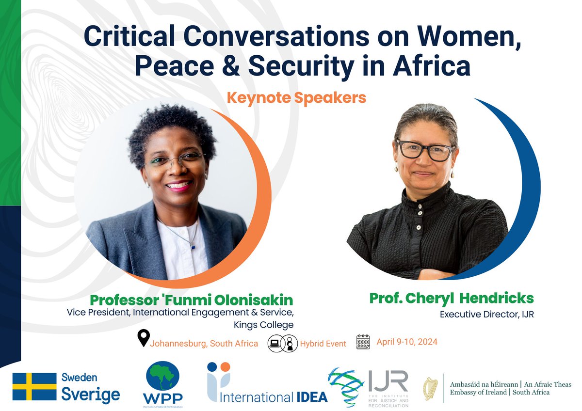 📢 Conference on Critical Conversations on Women, Peace & Security in Africa 🌍 has kicked off today in Johannesburg, 🇿🇦#WPS #UNSCR1325 #WomenLeadAfrica @Drsharamo @PadareMen