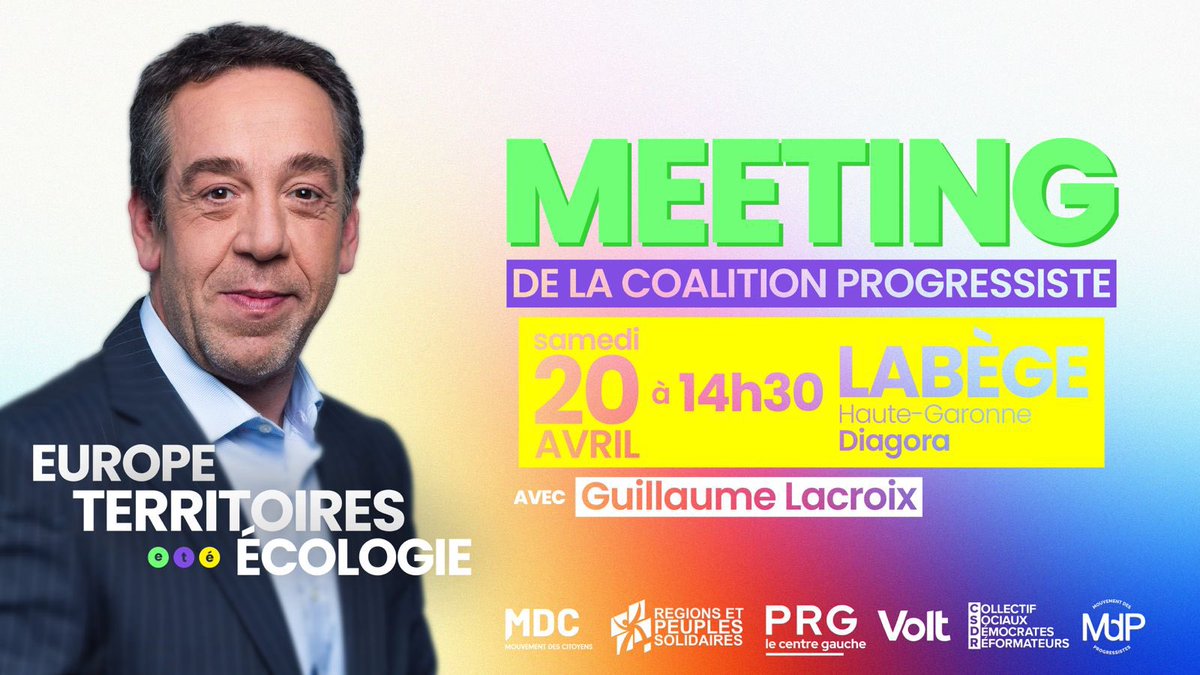 Dans deux mois, nous voterons. Le 20 avril je présenterai publiquement notre liste et notre projet. Un centre gauche républicain, défenseur des réalités régionales et rassemblé pour promouvoir une Europe forte qui nous protège. #OnArrive #EuropeTerritoiresEcologie @ETE_2024