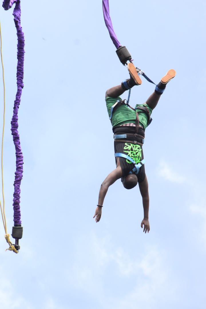 Take the leap of faith with us and experience the thrill of bungee jumping like never before . Dare to defy gravity on our adrenaline fueled tours🌟 @BungeeUganda .
#bungeejumping
#AdventureAwaits 
#taketheleap