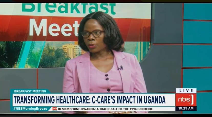I encourage companies to support sustainability programs. @C_Care_Uganda, we have a foundation whose role is to take care of communities.- Sheila Aboth #BigOnCare #NBSBreakfastMeeting #NBSUpdates