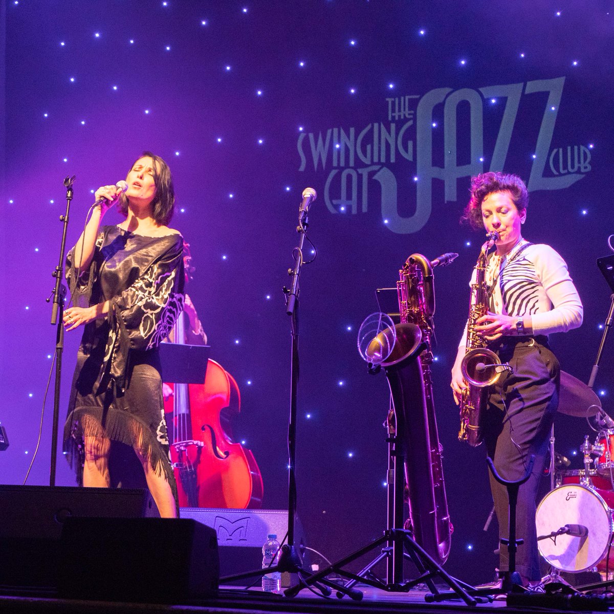 What an evening with @joharropmusic at #TheSwingingCat in @HaverhillArts such very special night. Thanks to everyone who came along #livejazz #suffolk #womeninjazz #jazzvocalist #jazzsax #JoHarrop