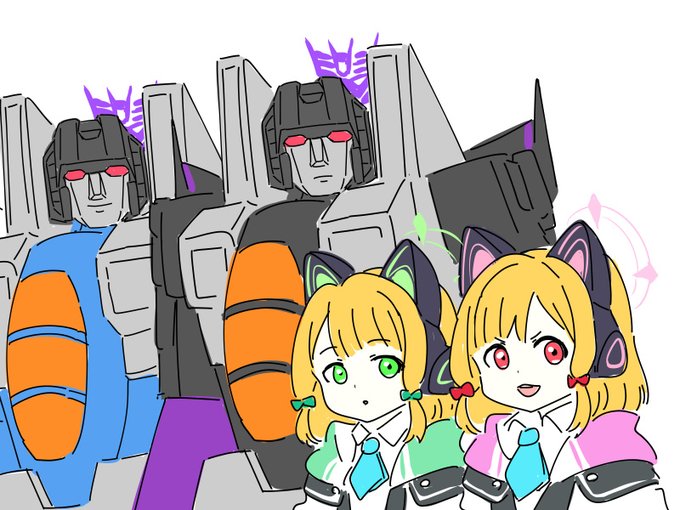 モモイとミドリとスカイワープとサンダークラッカー 