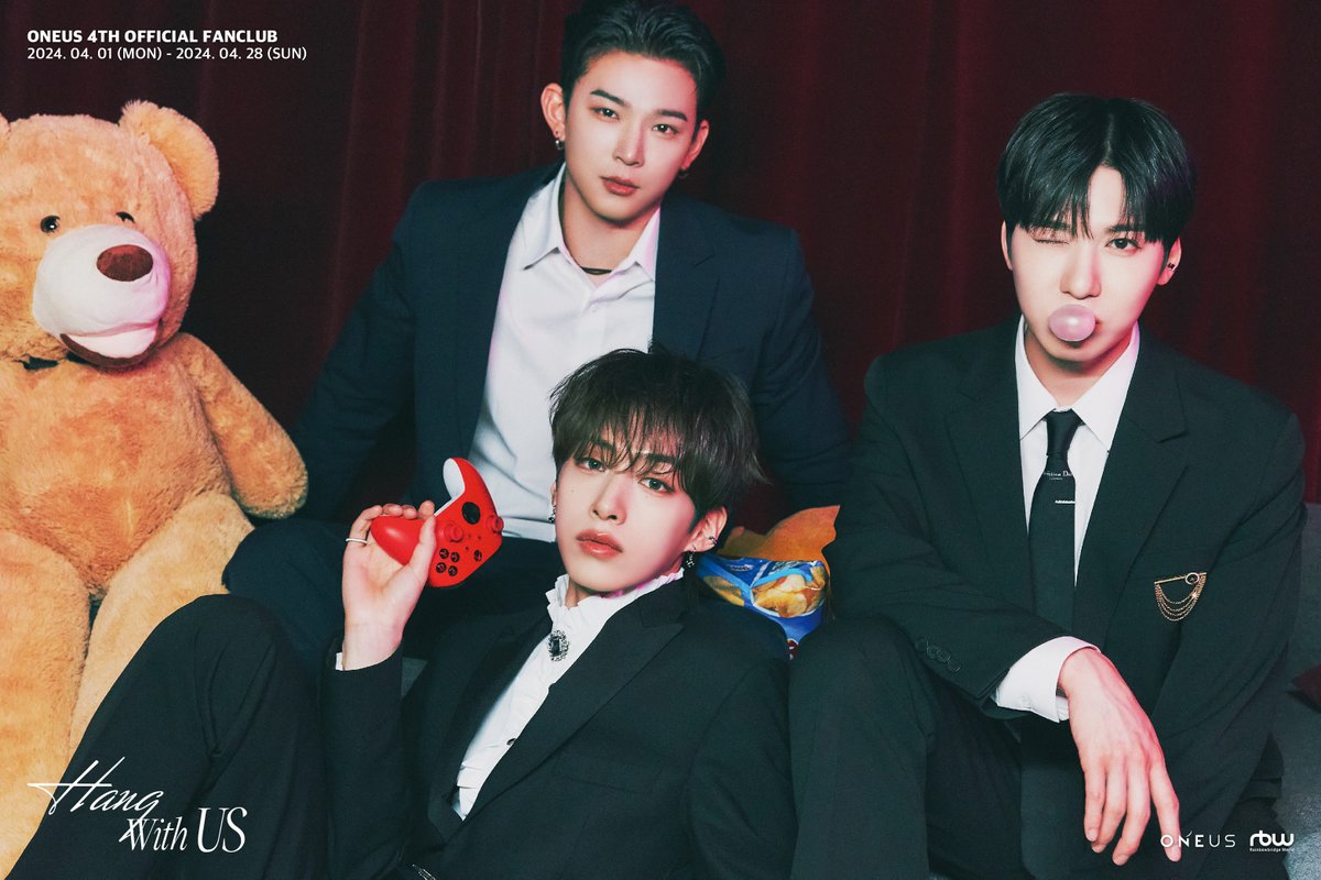 [#원어스] 🌙 ONEUS 4TH OFFICIAL FANCLUB TOMOON 🌙 🎮 Hang With US 🎮 ♦ UNIT CONCEPT PHOTO ♦ 🕹 LEE DO 🕹 🕹 KEON HEE 🕹 🕹 XION 🕹 📍 가입 기간 ✔ 240401 (월) PM 17:00 ~ 240428 (일) PM 23:59 #ONEUS #투문 #TOMOON #이도 #LEEDO #건희 #KEONHEE #시온 #XION #HangWithUS