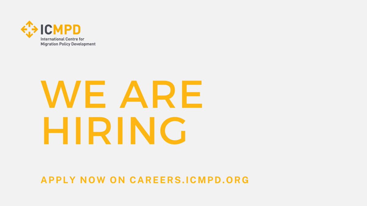 Explore new job opportunities at ICMPD and take the next step in your career journey: Grant Management Lead Istanbul, Türkiye careers.icmpd.org/Home/JobOpenin… ICT Officer Vienna, Austria careers.icmpd.org/Home/JobOpenin… Programme Specialist - Labour Mobility Brussels, Belgium…