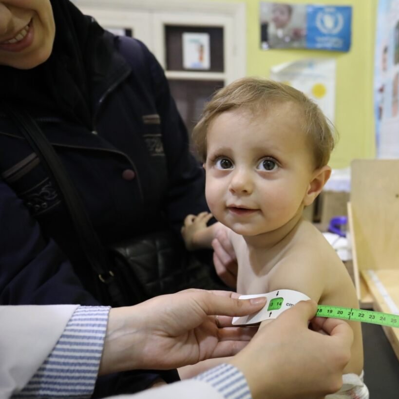 “This might be his last month of treatment, look, he’s chubby and happy again”, says Ahmad’s mother. Ahmad has just recovered from malnutrition, after being supported by @WFP #Syria, just in time to celebrate #EidElFitr as a healthy child. #EidElFitr #EidCelebrations