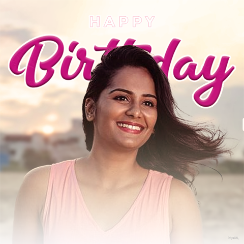 Happy birthday, ma'am! 🥳 Wishing you a year filled with success and happiness! 🩷 #HBDLakshmipriya #imoneoftheurfan🙇