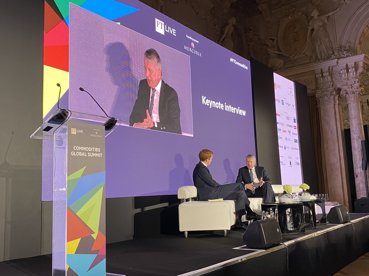 'Are we going to have an orderly energy transition? Very unlikely. Is it going to be bumpy? Definitely. Could it completely derail? Possibly' - Ben van Beurden in his first interview since stepping down as Shell CEO #FTCommodities