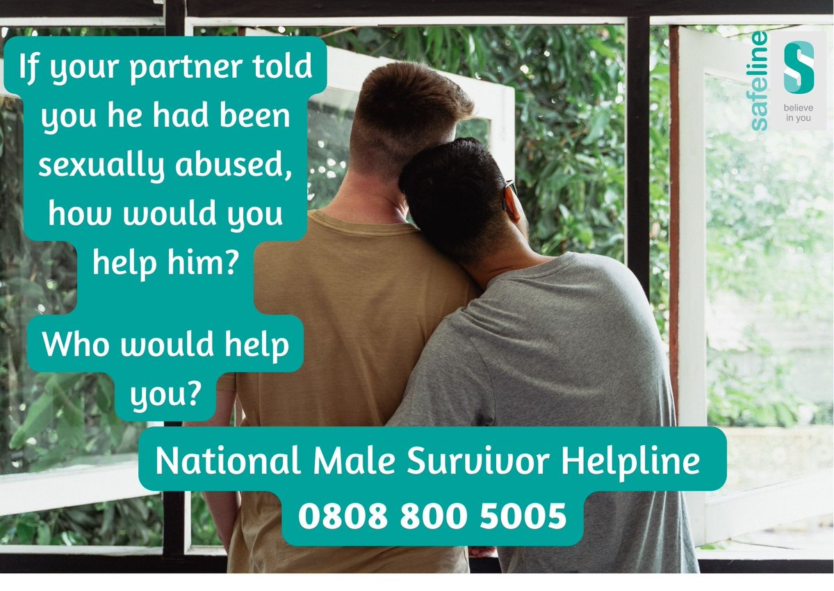 National Male Survivor Helpline & Online Support Service is open today from 9am-8pm. Supporting all #male #survivors of s*xual violence & anyone who supports a male survivor. #boys #men #YouMatter #FTP #Helpline #talktous #phone bit.ly/MaleSurvivorsH…