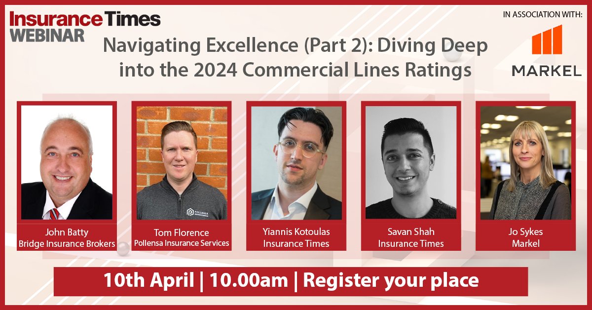 There’s still time to register – head over to bit.ly/49pOJ2O and reserve your place at 𝗧𝗢𝗠𝗢𝗥𝗥𝗢𝗪'𝗦 all things Commercial Lines webinar. #InsuranceTimes #InsuranceTimesWebinars