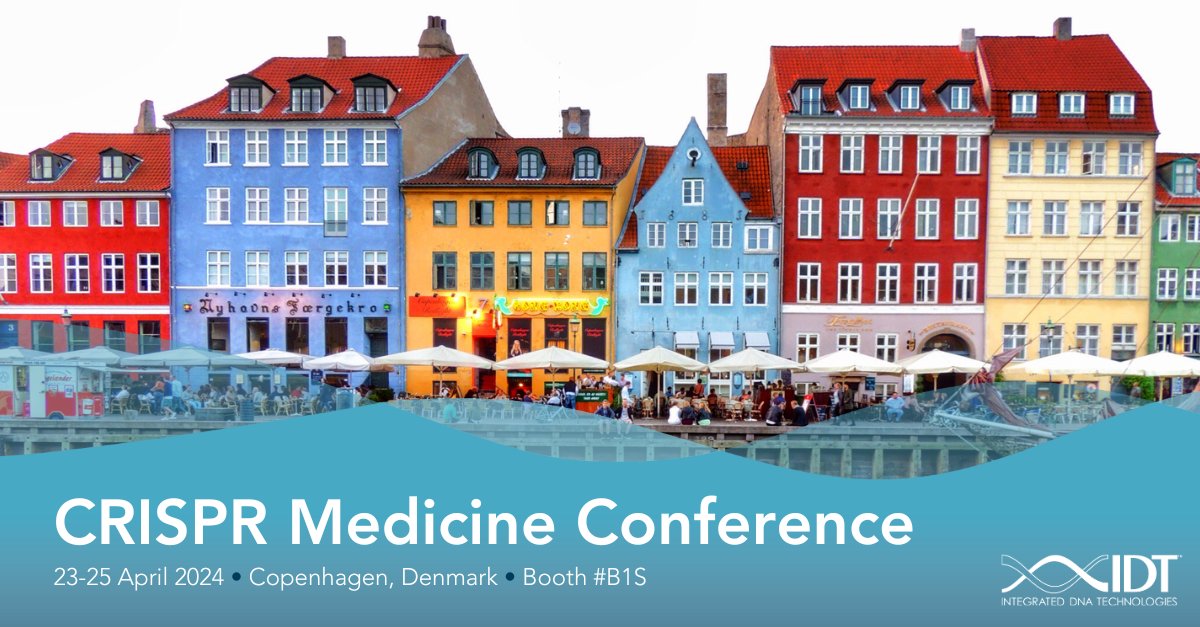 idtdna's tweet image. Join us at The #CRISPR Medicine Conference! Immerse yourself in #CRISPRtechnology at our booth, #B1S. Discover firsthand how our revolutionary #CRISPRsolutions have the power to supercharge your research: idtb.io/zjz4p1

@CrisprMedicine #CRISPRMED24