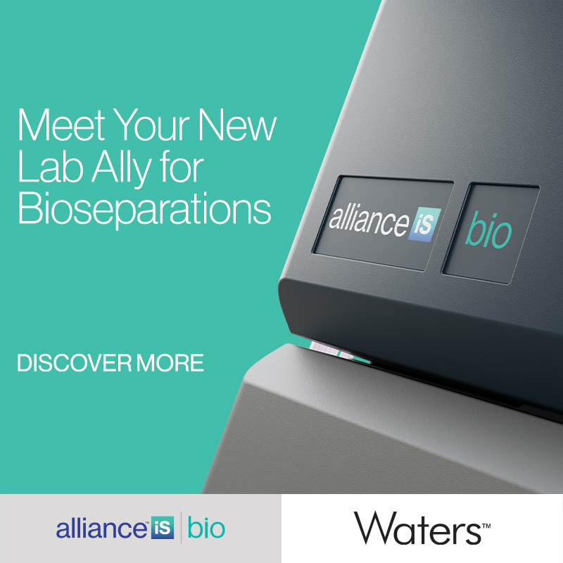 Introducing the new Alliance iS Bio HPLC System. This next-generation system delivers a new level of intuitive simplicity and instrument intelligence to biopharma QC analyses. Meet the newest lab ally to join the Alliance iS family at bit.ly/4941csw