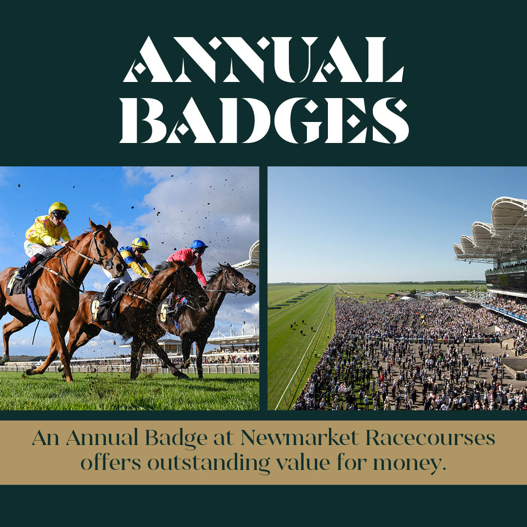 Just 1 week left to purchase your Annual Badge Membership and maximise your savings! Save over £650 when purchasing before the bet365 Craven Meeting, making the most of all 37 fixtures this year 🤩