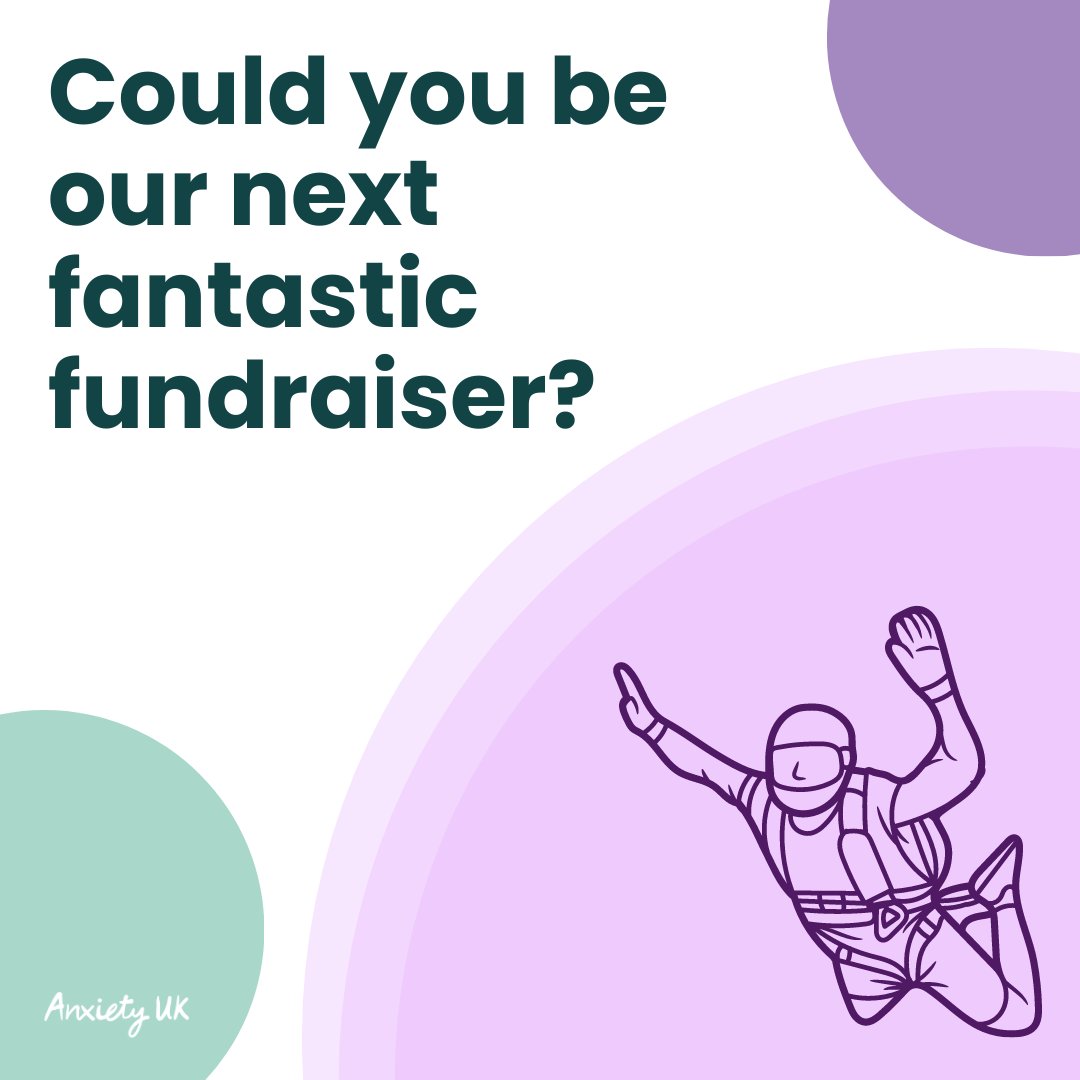 Why not help Anxiety UK do what it does best: supporting those suffering with anxiety? You can contribute in helping others improve their anxiety in honour of mental health week, by fundraising for us or making a donation. See here for more information: anxietyuk.org.uk/get-involved/f…
