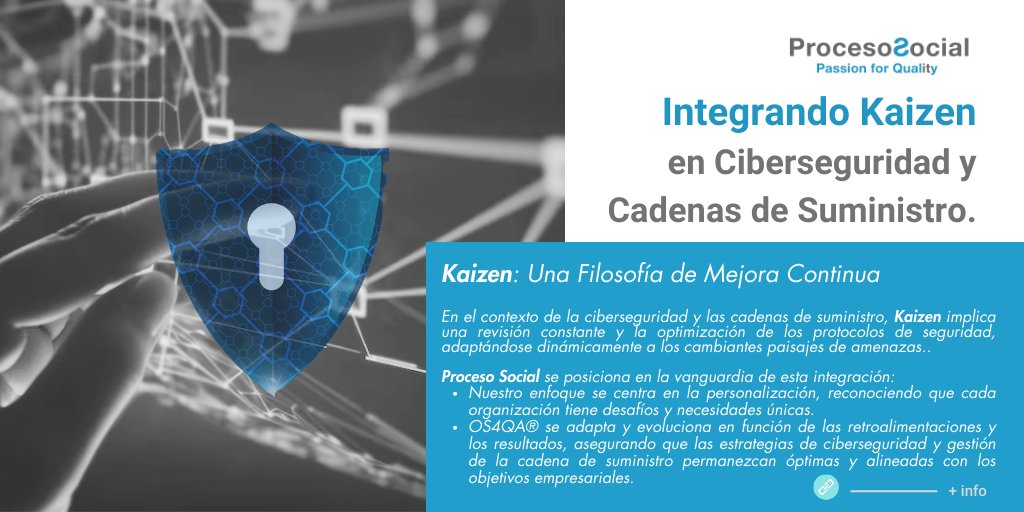 🔗Aplicar los principios de #Kaizen nos permite fortalecer nuestra #SeguridadCibernética y optimizar nuestras #CadenaDeSuministro.
 ¡Juntos impulsamos cadenas de suministro robustas y confiables para un mundo digitalizado! 🛡️ #OS4QA"
👇Enlace artículo
ow.ly/Yi1G50R97r6