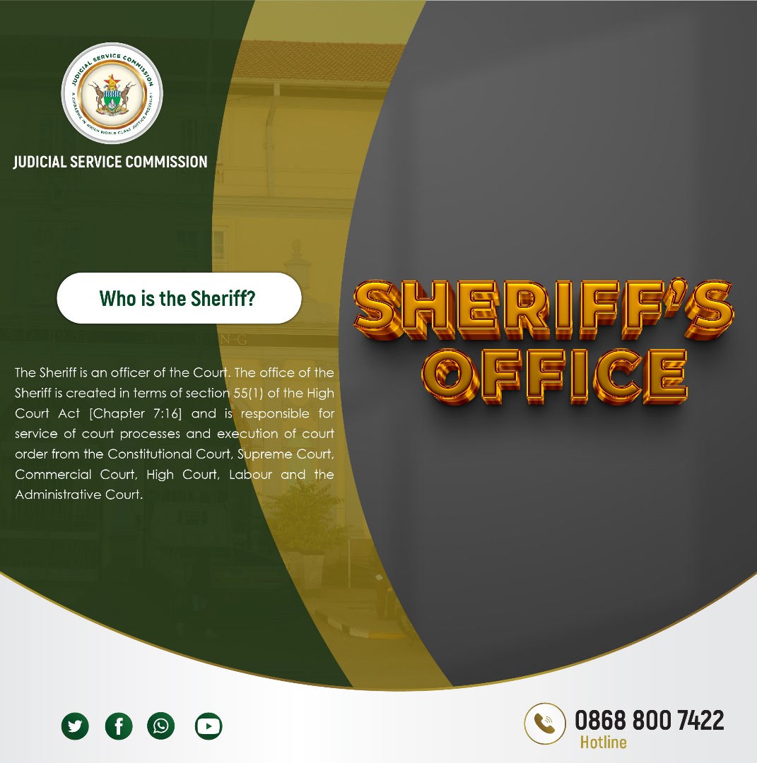 Know your departments. Today, we are looking at the Office of the Sheriff. Enjoy the read, and do not forget to like, share, and comment.