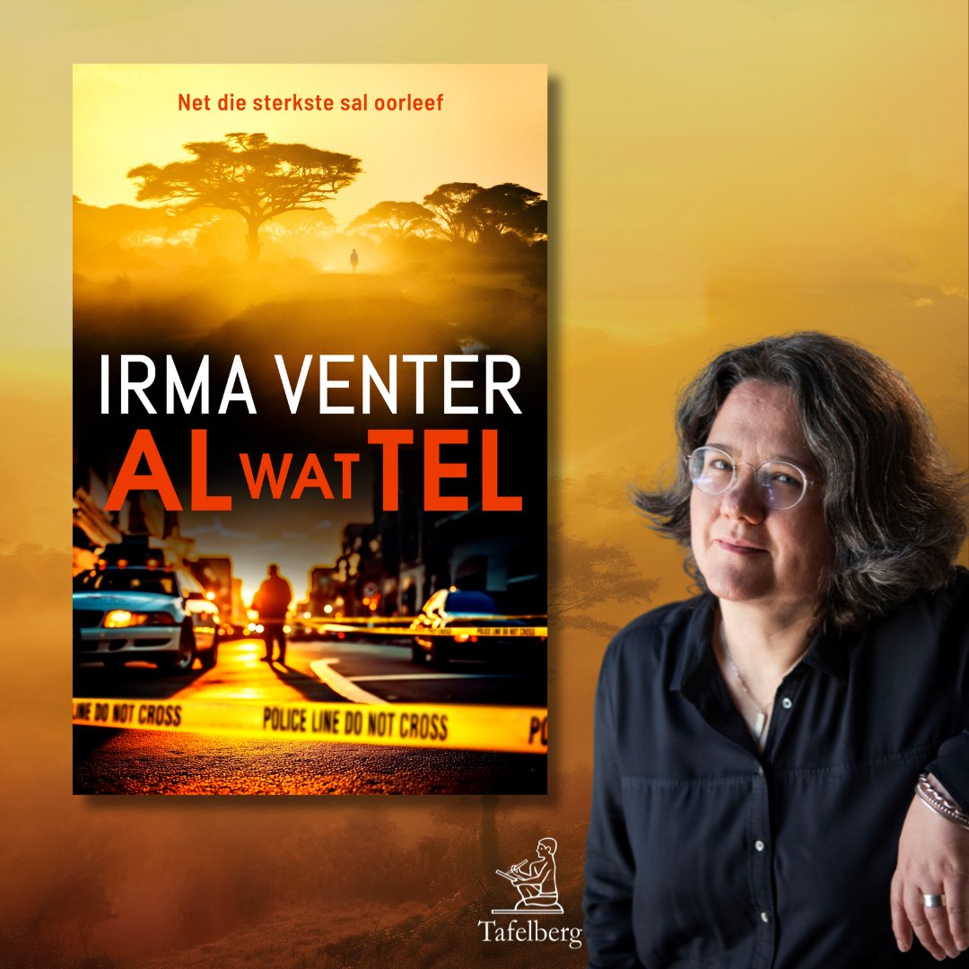 🔥NOU BESKIKBAAR🔥

Al wat tel deur Irma Venter ✍️

📚Beskikbaar by goeie boekwinkels en aanlyn. 
🔗Meer inligting: ow.ly/c2qp50Rab1e

#IrmaVenter #Alwattel