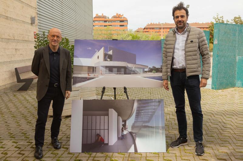 El Ayuntamiento va a ampliar los vestuarios de la piscina cubierta del CDM Alberto Maestro, con un nuevo edificio conectado al actual. Dispondrá de duchas, taquillas y lavabos. Además, se realizarán aseos para la piscina exterior y solárium en la cubierta: tinyurl.com/5n79fb5k