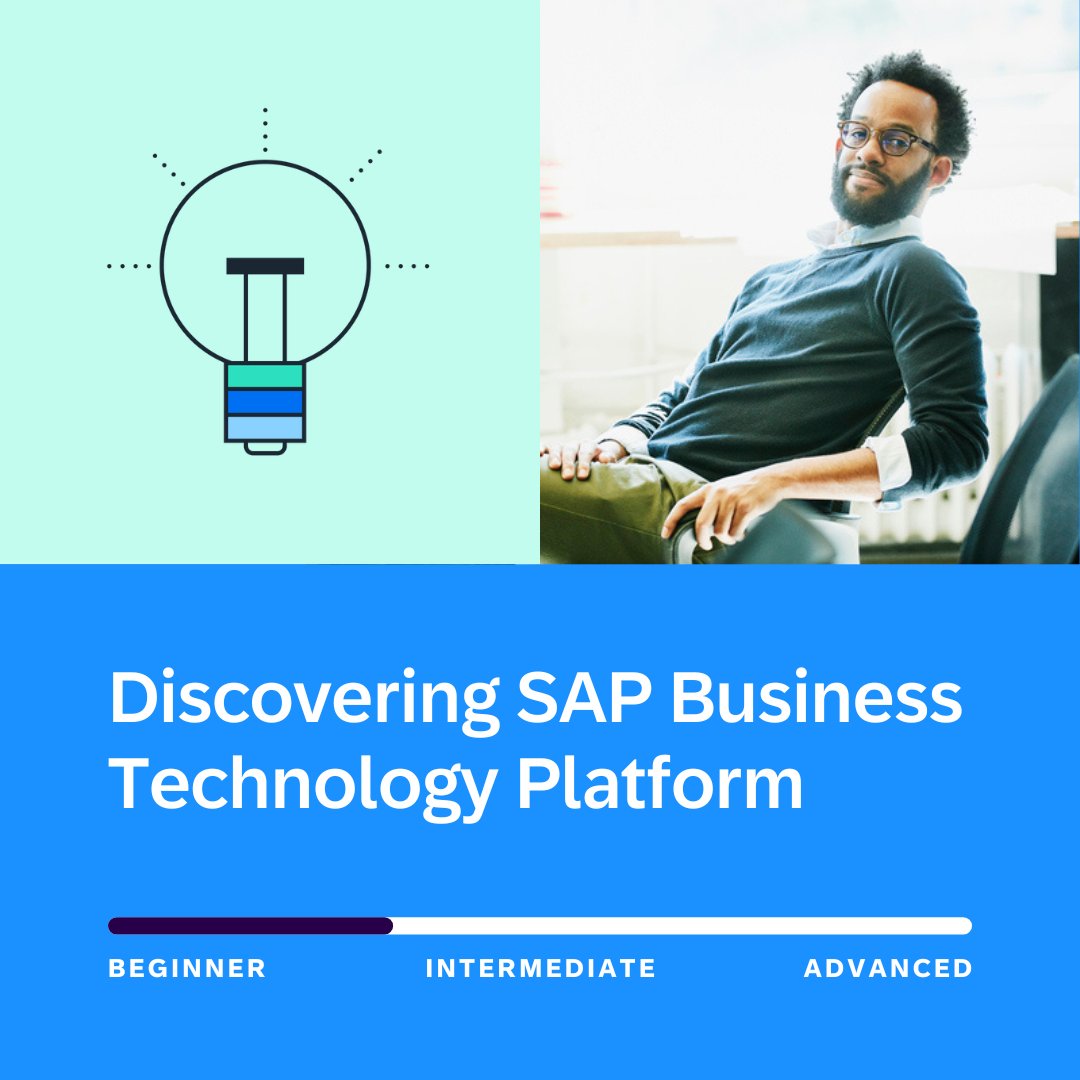 Get to know SAP Business Technology Platform with our free course. Learn how to integrate and extend applications, add analytics, manage databases, and handle data: sap.to/6013ZF0bH @SAPLearning @sapbtp