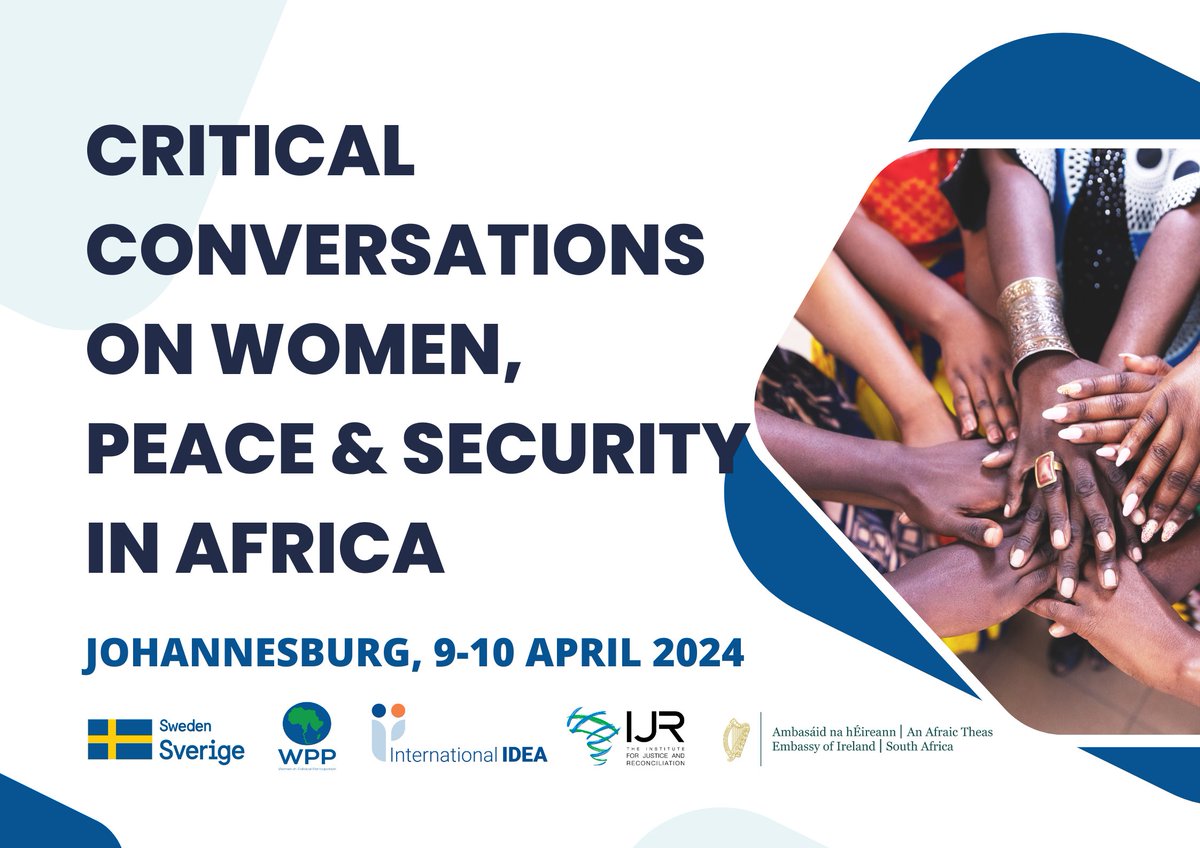 Prof Cheryl Hendricks & Josephine Mwangi have emphasized importance of this gathering as a catalyst for transformative change, towards a future where women are not only safeguarded from conflict but also actively contribute to building lasting peace in Africa #WPS