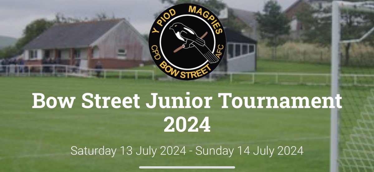 Entries for this year’s junior tournament are now open!🙌 This year entries and the tournament itself will be run via @TournifyApp 🤩 Link to register is below - looking forward to seeing you all in July! 🌞 ⚽️ 🥅 tournifyapp.com/live/bowstreet… #magpies 🖤🤍