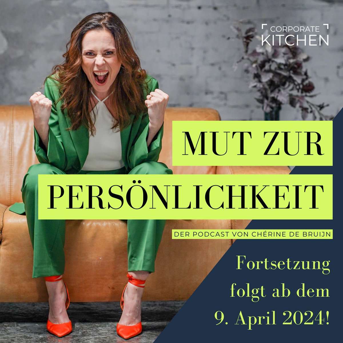 Positive Veränderung beginnt mit #Mut: Mein #Podcast MUT ZUR PERSÖNLICHKEIT startet nach den ersten 100 Folgen und einer "Kreativpause" in die Fortsetzung mit inspirierenden Geschichten. Alle Details gibt's hier nachzulesen: corporatekitchen.de/blog/podcast-f…. #mutzurpersönlichkeit
