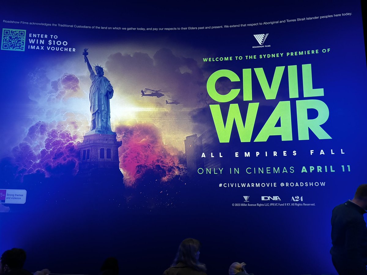 Thanks to @RoadshowFilms for the invite to #CivilWarMovie at IMAX. Excited to check this out & put together my review. Keep an eye out later this week.